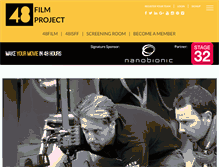 Tablet Screenshot of 48filmproject.com